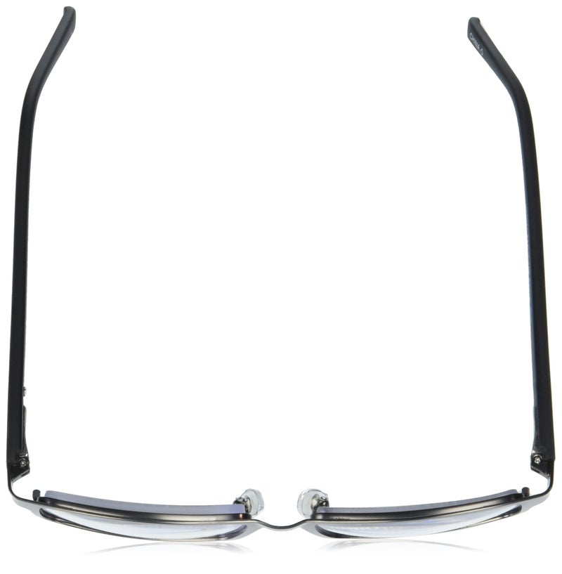 Foster Grant Men's Sawyer Multifocus Rectangular Reading Glasses, Matte Dark Gunmetal/Transparent, 54 mm + 1.5 - Image 4